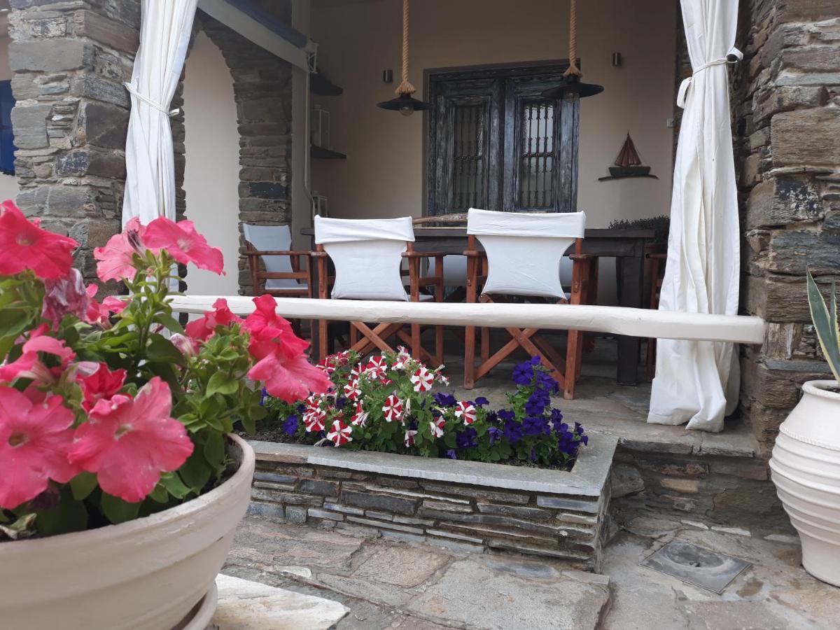 Villa Romanos Summer House Agios Romanos Exterior foto